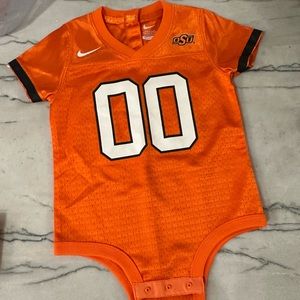 Nike osu Oklahoma state university cowboys baby jersey baby onsie
